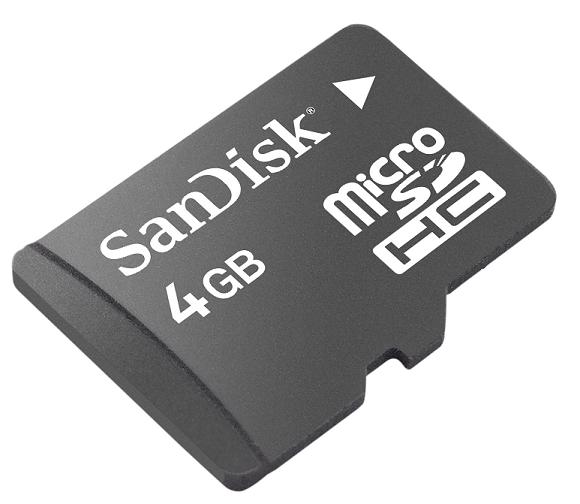 Sandisk microSDHC 4GB